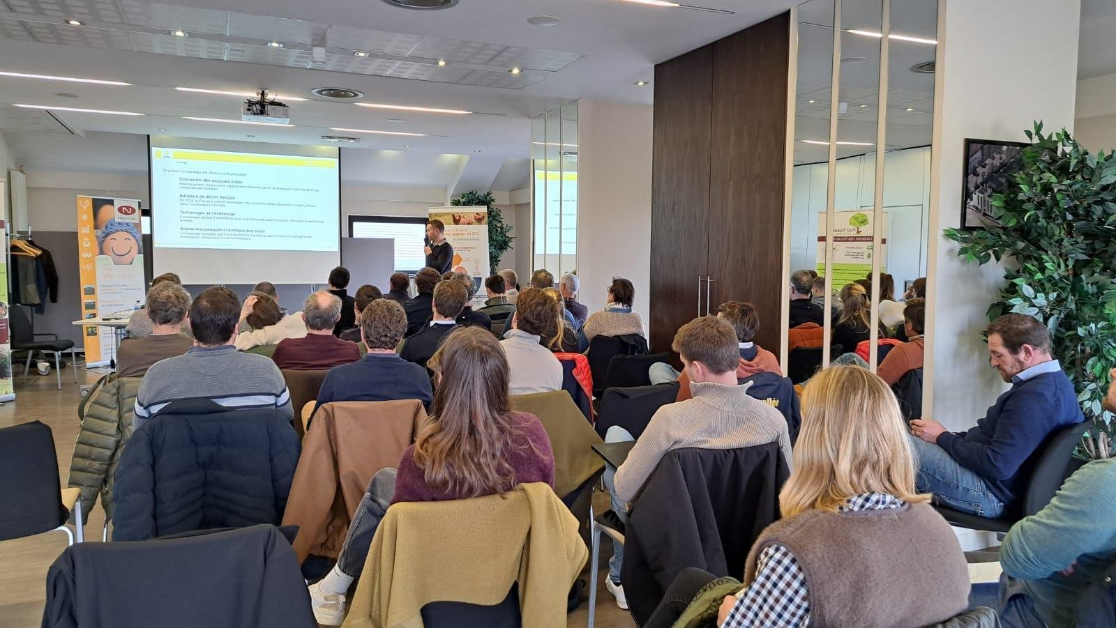 réunion éleveurs poules pondeuses Novial hiver 2026