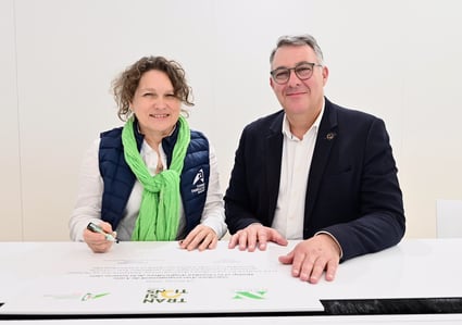 Signature partenariat Noriap Chambre d'agriculture de la Somme au SIA